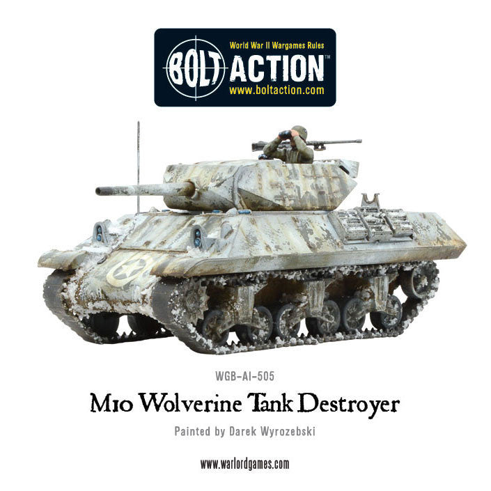 M10 Tank Destroyer/Wolverine - United States (Bolt Action) :www.mightylancergames.co.uk