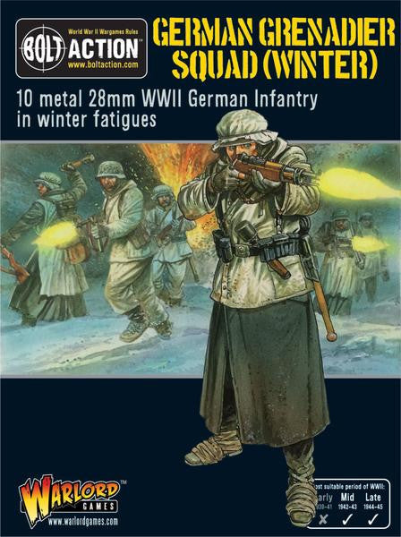 German Grenadiers in Winter Clot...