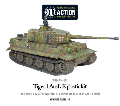 Tiger I Ausf. E Heavy Tank (Plastic Kit) - Bolt Action