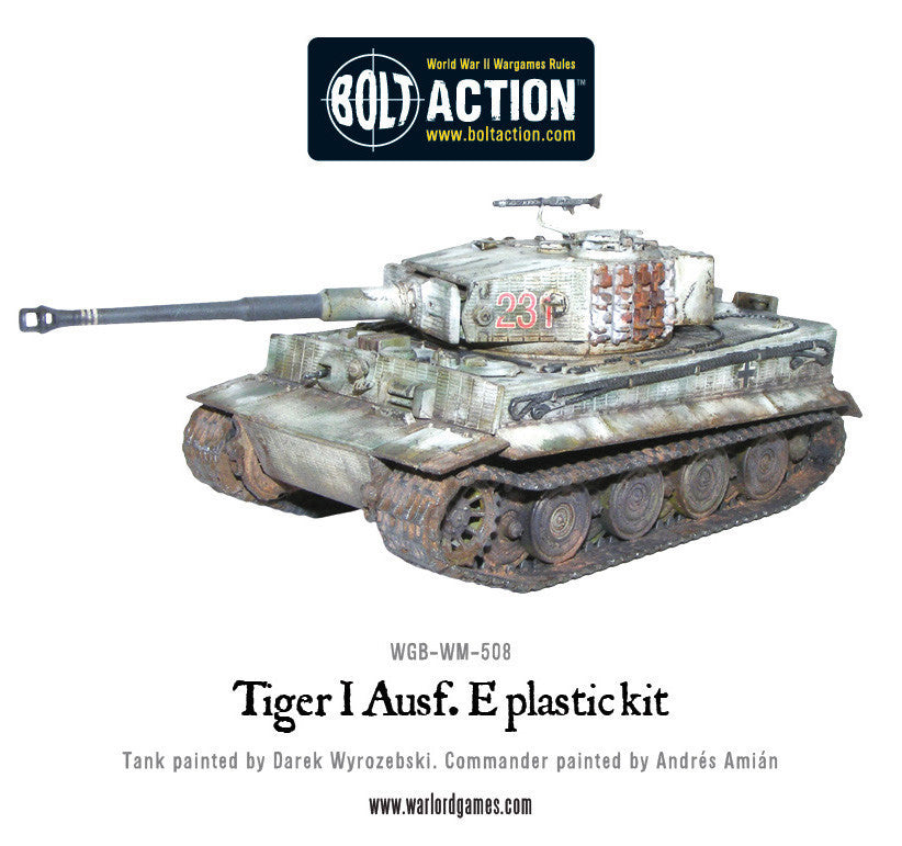 Tiger I Ausf. E Heavy Tank (Plastic Kit) - Bolt Action