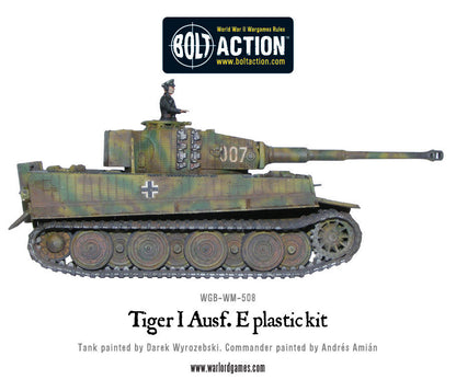 Tiger I Ausf. E Heavy Tank (Plastic Kit) - Bolt Action