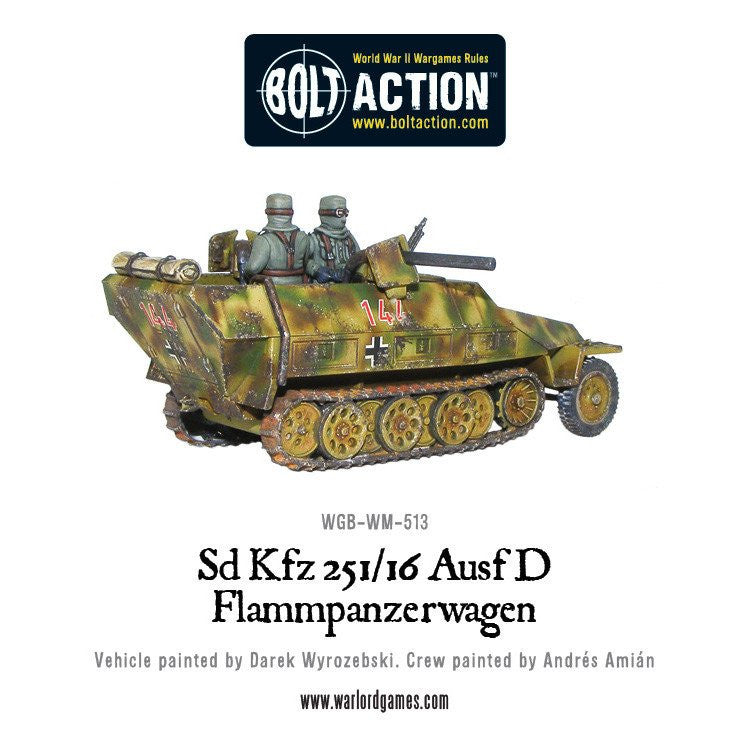 SD.KFZ 251/16 Flammpanzerwagen - Germany (Bolt Action)