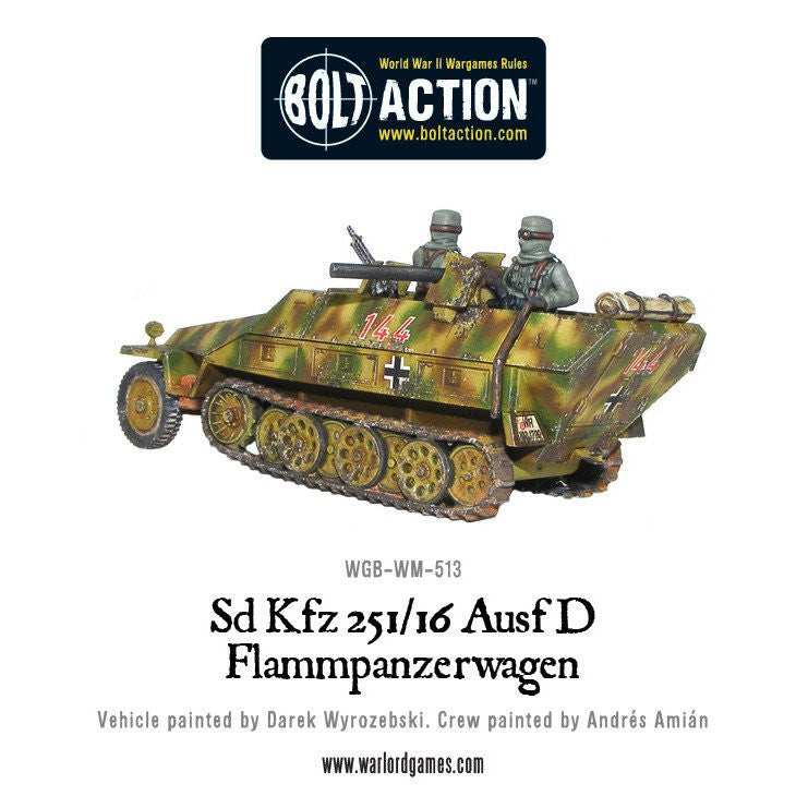 SD.KFZ 251/16 Flammpanzerwagen - Germany (Bolt Action)