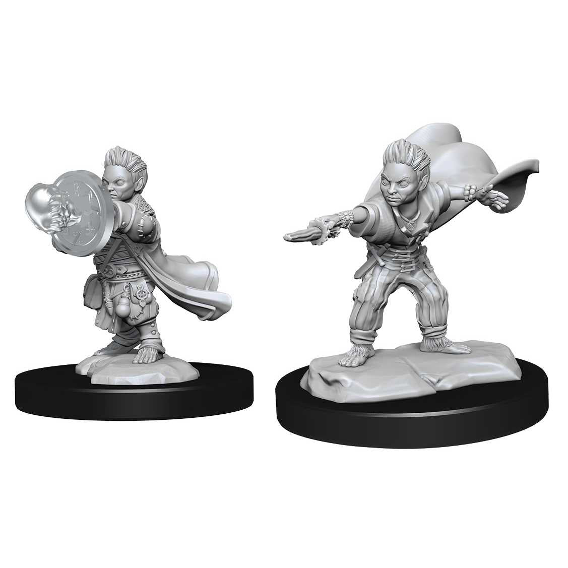 Halfling Wizard Male Pathfinder Battles Deepcuts Unpainted Miniatures