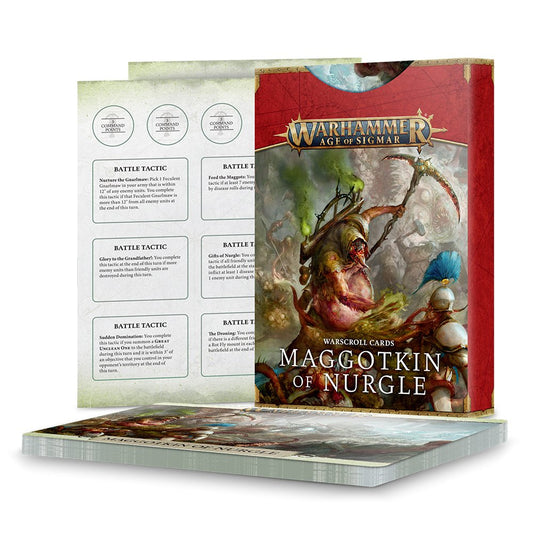 Maggotkin Of Nurgle Warscroll Cards