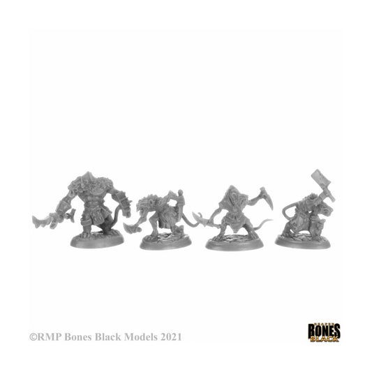 Wererats 4 Pack - Bones Black RP...