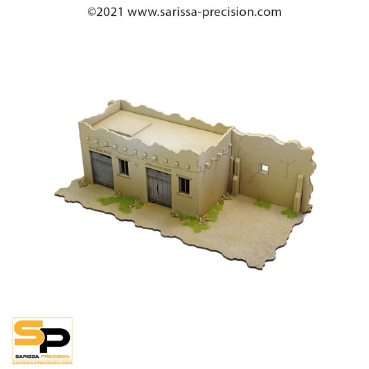 Alamo West Wall Building Wild West MDF Scenery