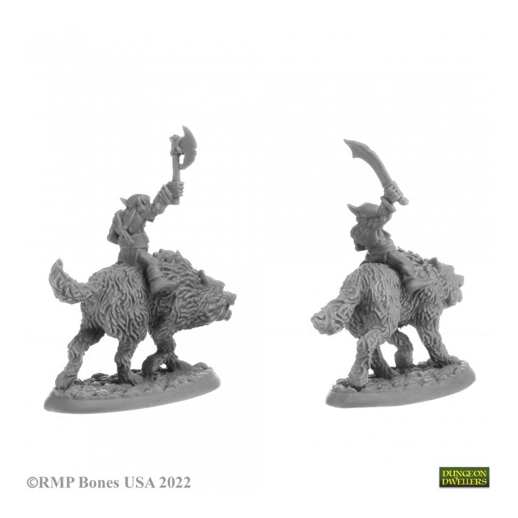 RPG Goblin Wolf Riders Back