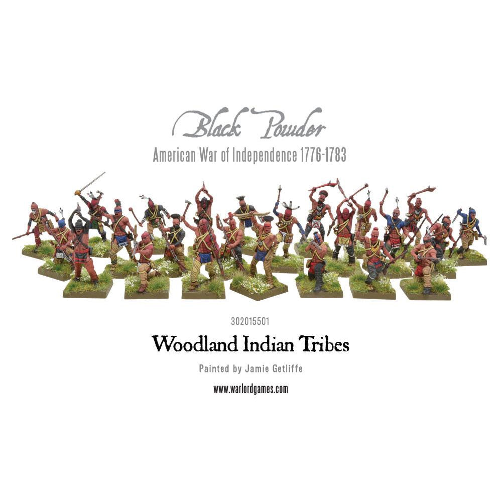 Woodland Indians Tribe Painted Example