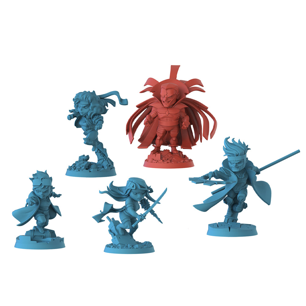 Marvel United Blue Team Xmen Miniatures