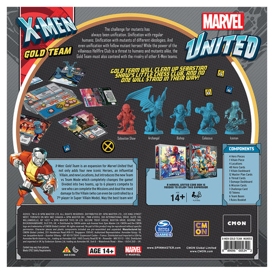 Marvel United XMen Gold Team Exp...