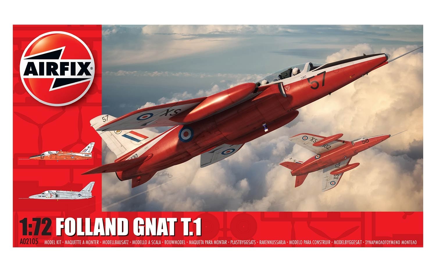 Folland Gnat T.1 - Airfix 1/72: www.mightylancergames.co.uk