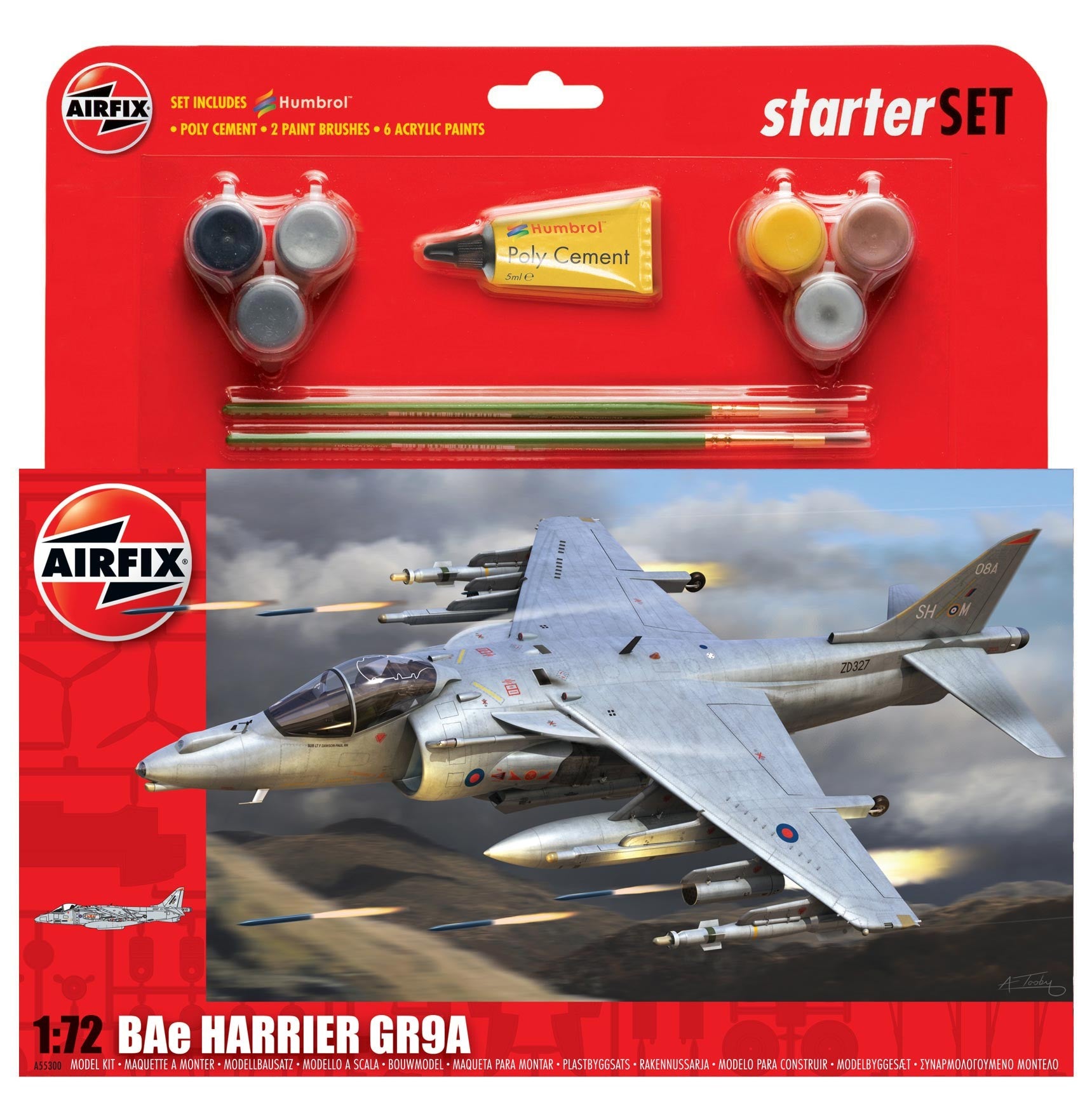 Large Starter Set - BAE Harrier GR.9A