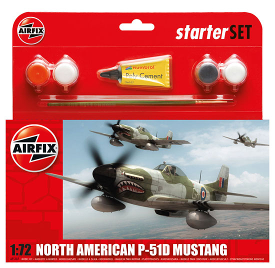 Airfix P-51D Mustang Starter Set