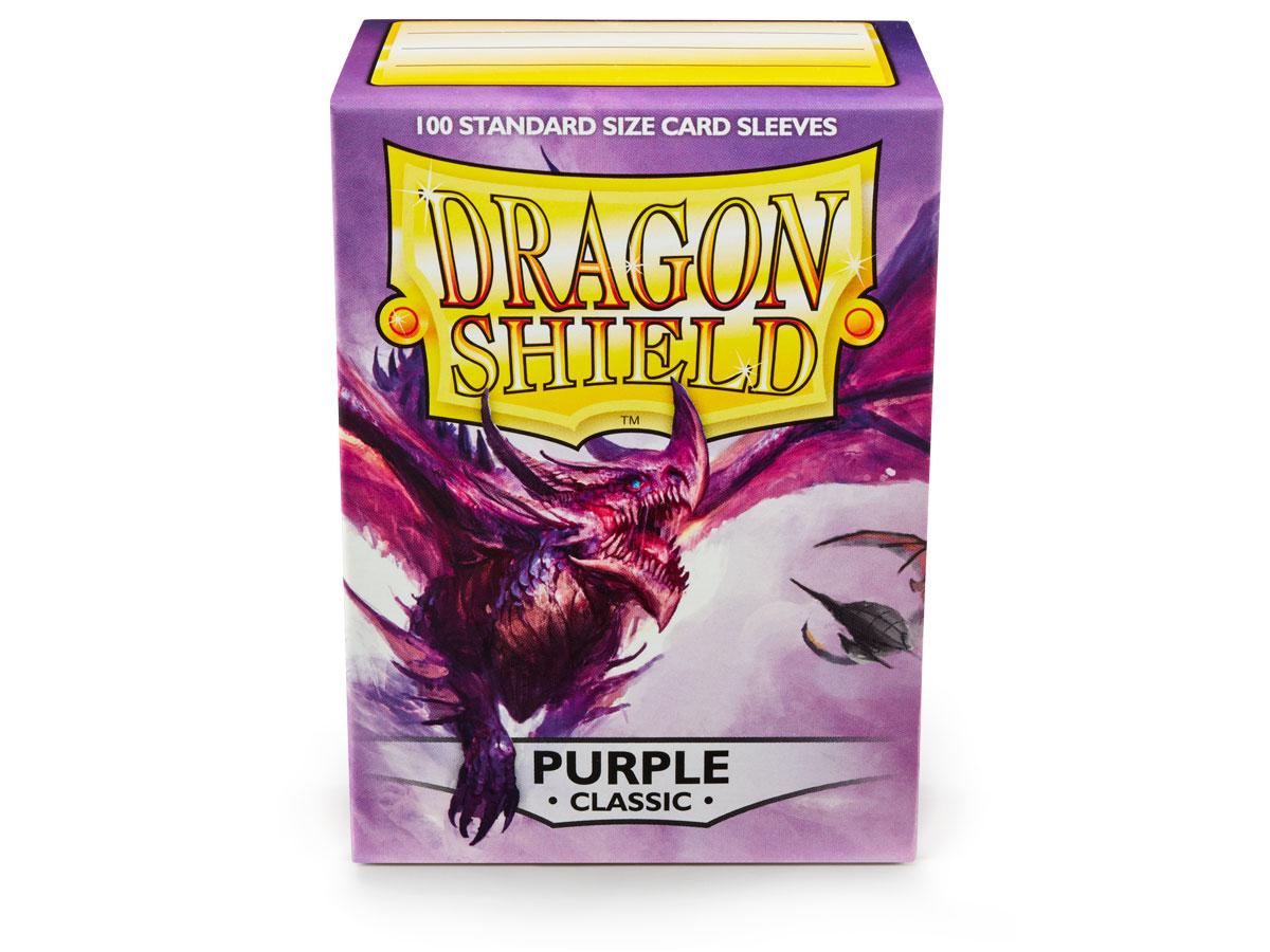 Dragon Shield Purple Classic– 100 Standard Size Card Sleeves: www.mightylancergames.co.uk