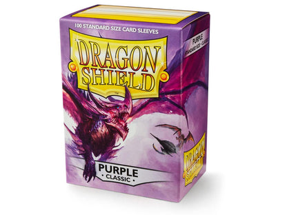 Dragon Shield Purple Classic– 100 Standard Size Card Sleeves