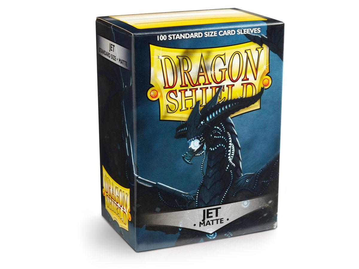 Dragon Shield Matte Jet – 100 Standard Size Card Sleeves: www.mightylancergames.co.uk