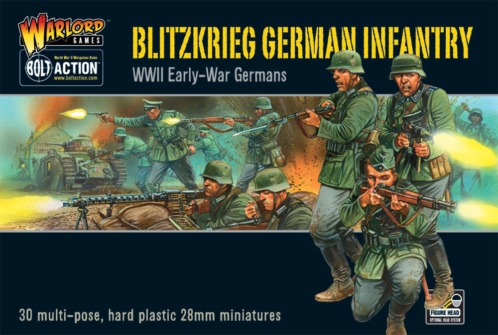 German Blitzkrieg Infantry (Bolt Action) :www.mightylancergames.co.uk