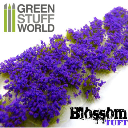 Blossom Tufts - Purple Flowers - 6mm - Green Stuff World -9283