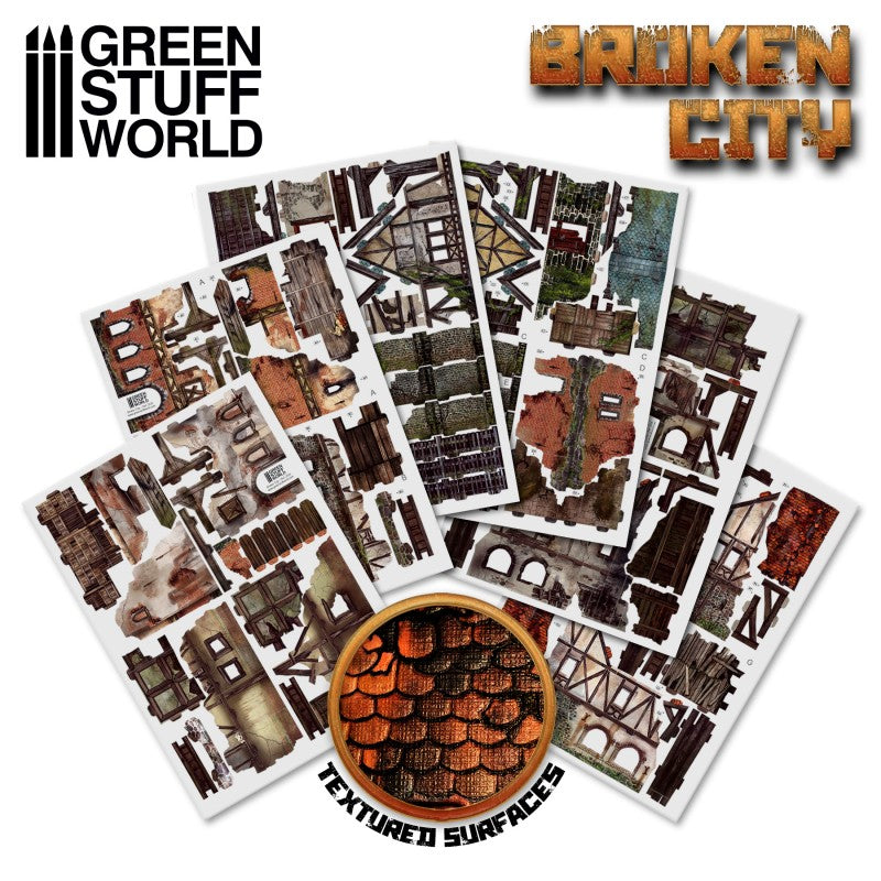 Broken City - Terrain Set (2428) - Green Stuff World