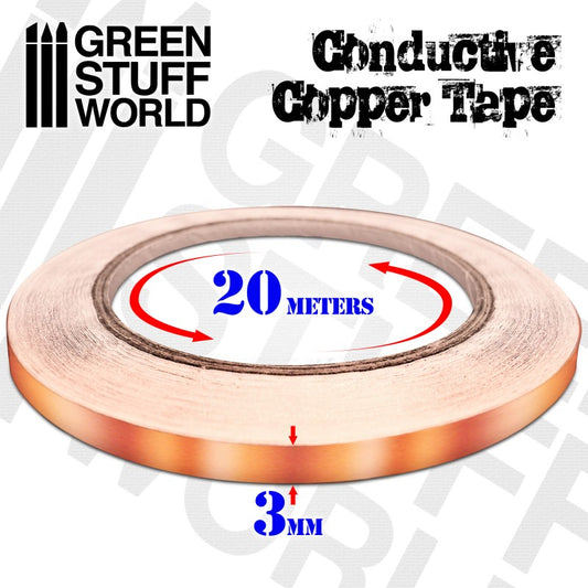 Conductive Copper Tape 3mm x 20m...