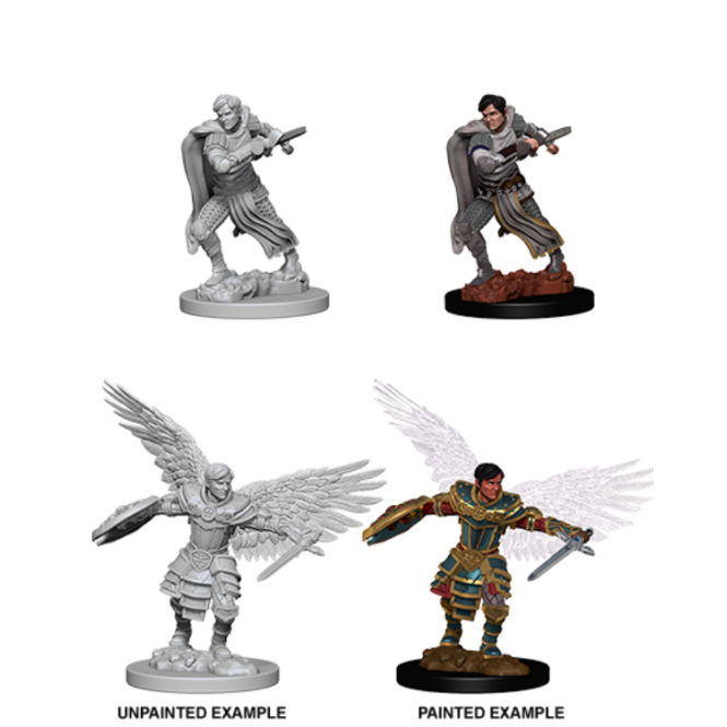 WizKids D&D Nolzur's Marvelous Miniatures  - Male Aasimar Fighter 73415