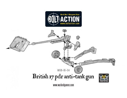 British Army 17 pdr Anti-Tank Gun - WGB BI 54