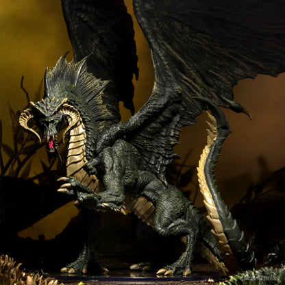 Adult Black Dragon Premium Figure -D&D Icons of the Realms - 96021