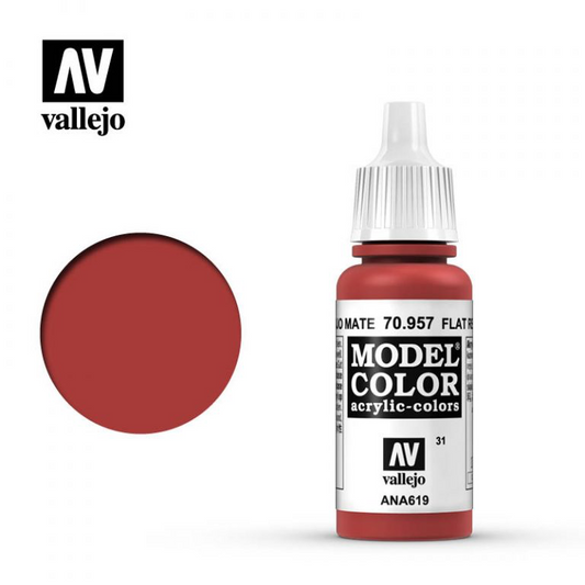 70.957 - Flat Red (Vallejo Model...