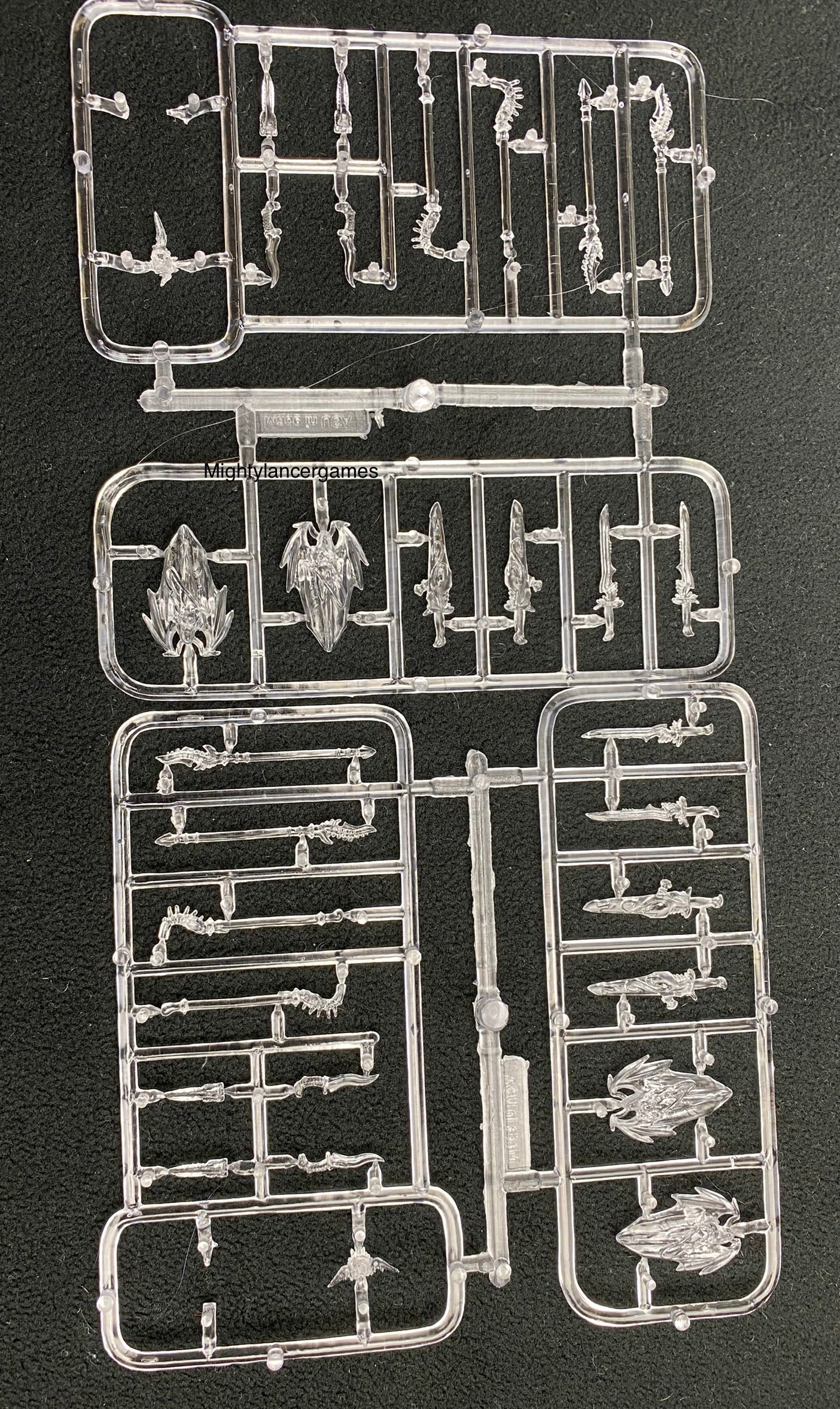 Reaper Miniatures Weapon Sprue- Clear