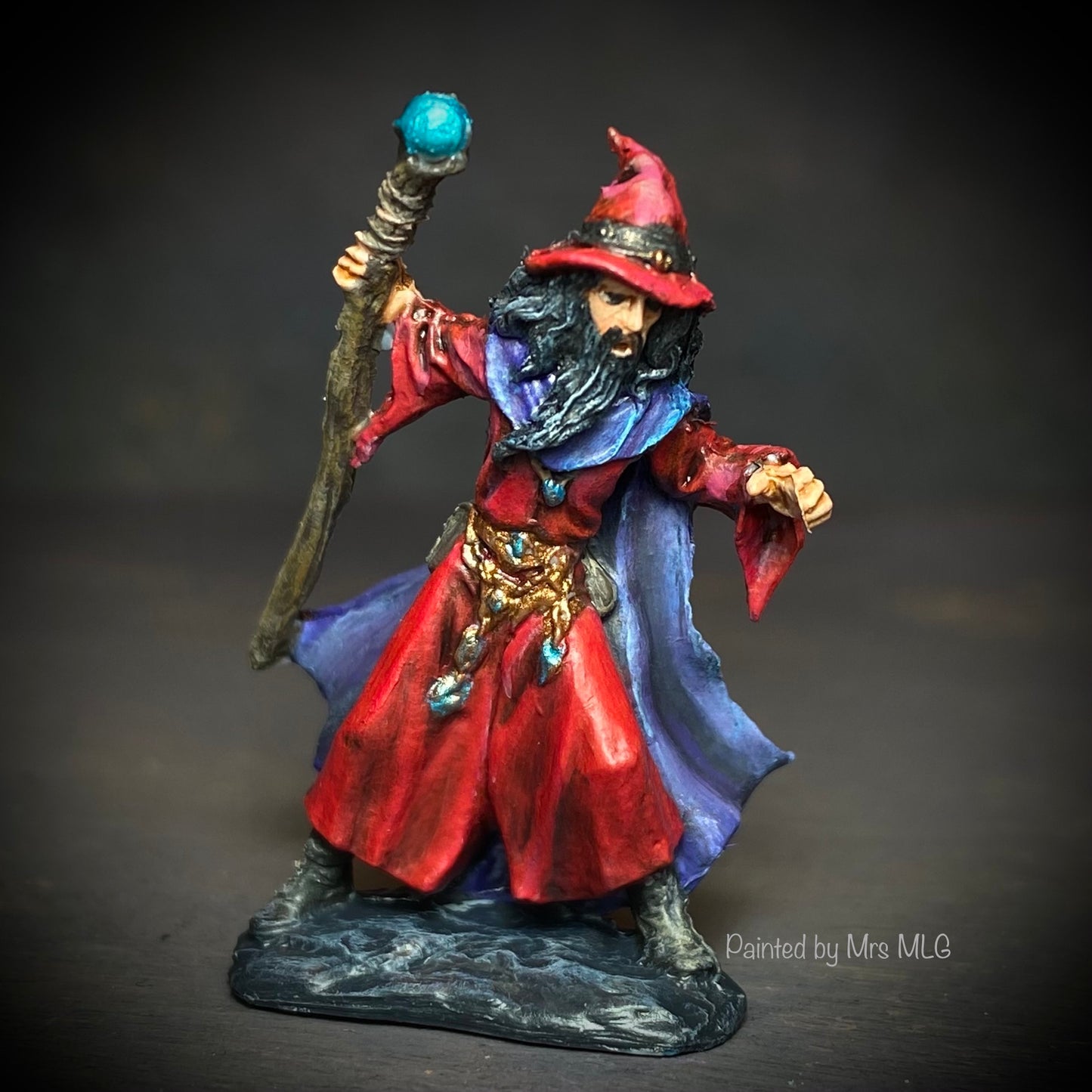 77412 - Lendil Blackroot, Wizard (Reaper Bones)