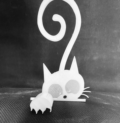 Ghost Cat Shelf Decoration - set of 2- Halloween Decoration