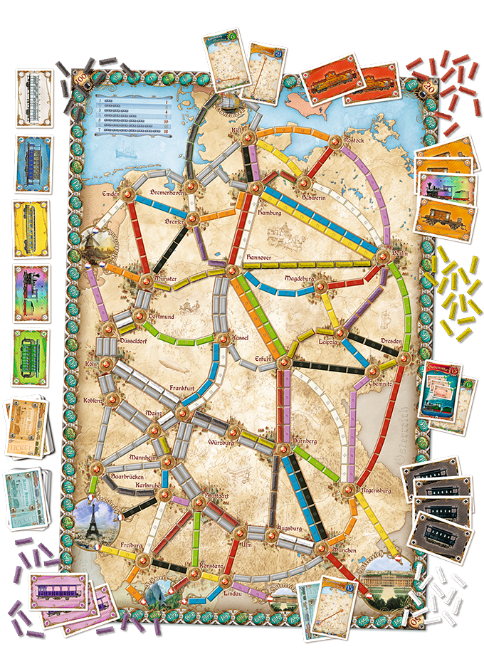 Ticket to Ride - Germany: www.mightylancergames.co.uk