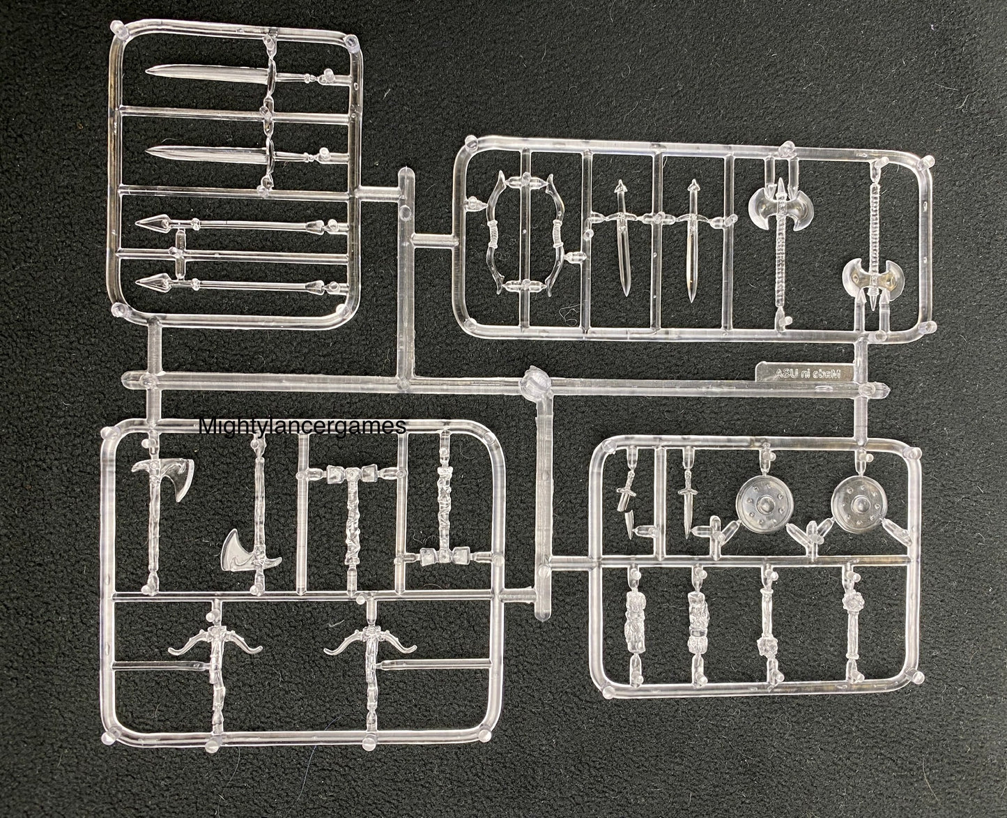 Reaper Miniatures Weapon Sprue- Clear