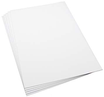 White Plastic Card for Model Making 20/000" / 0.5mm (9" x 12")