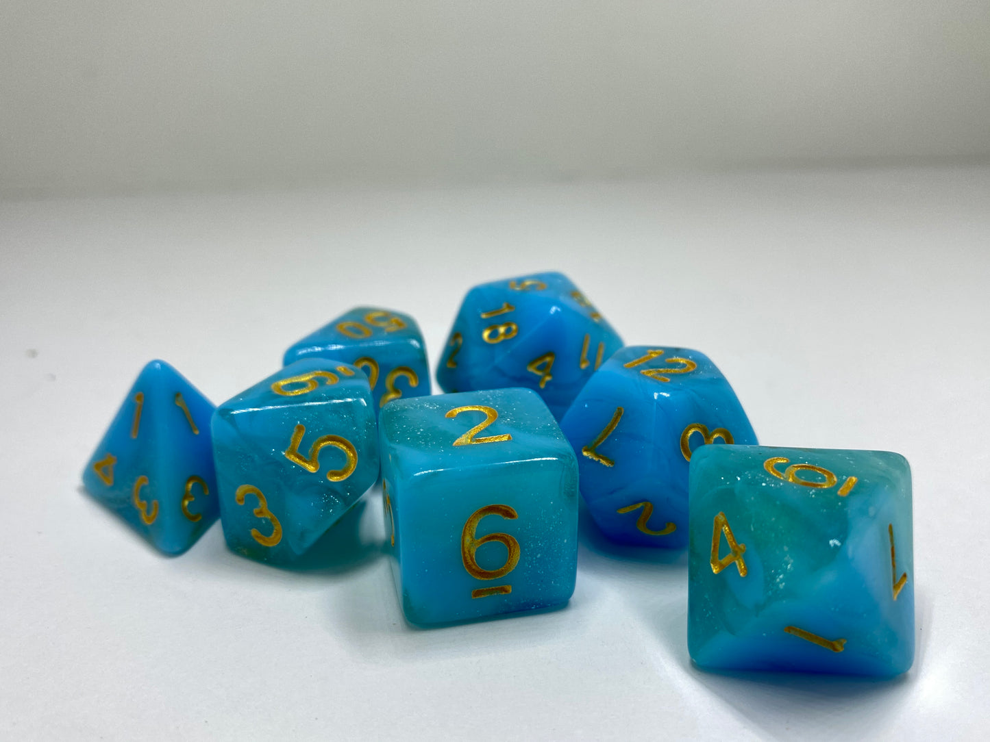 Atlantis Blue - HD Dice (RPG Set of 7) - ATLPD