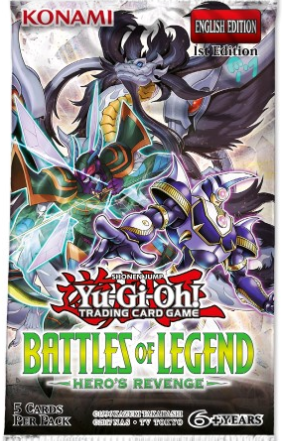 Yu-Gi-Oh! Battles of legend hero’s revenge booster pack