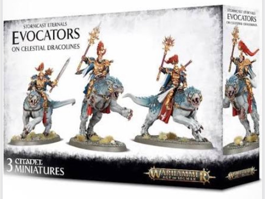 Evocators on Celestial Dracolines - Stormcast Eternals (Age of Sigmar)