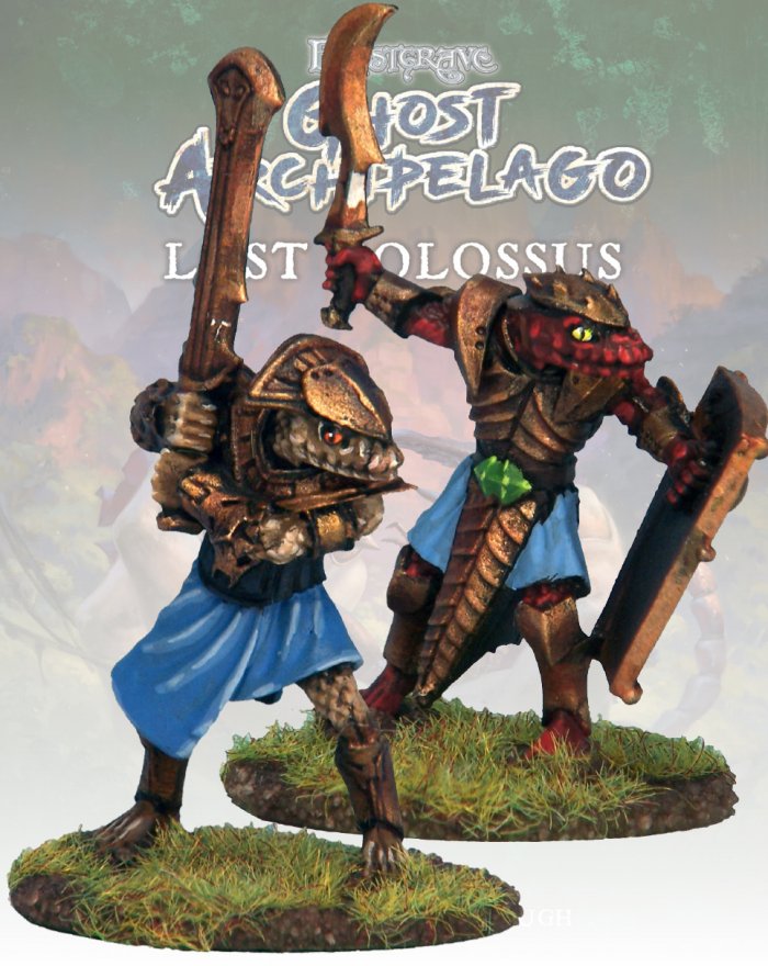 Snake Men Freebooter & Mercenary - FGA309 (Ghost Archipelago - Lost Colossus) :www.mightylancergames.co.uk