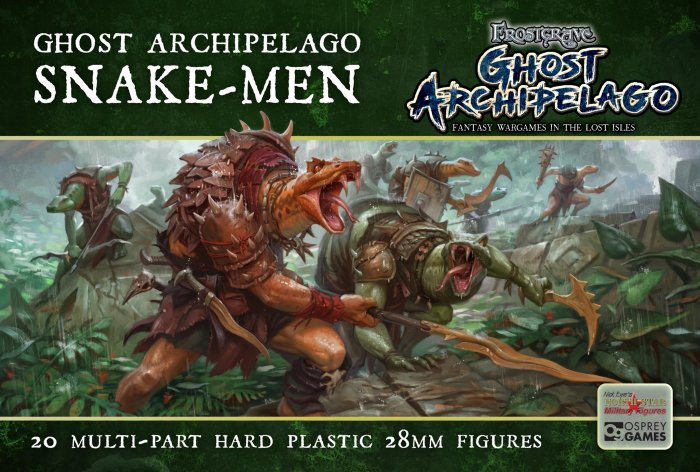 Frostgrave - Ghost Archipelago Snake-men: www.mightylancergames.co.uk