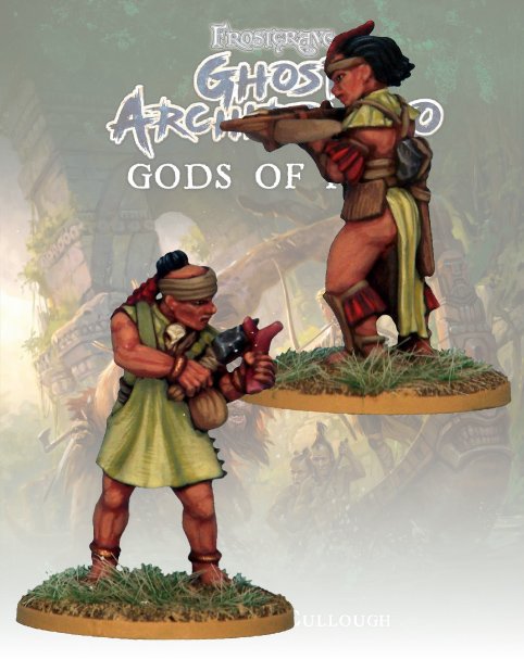 Tribals Crackshot & Herbalist  - FGA316 (Ghost Archipelago - Gods of Fire) :www.mightylancergames.co.uk