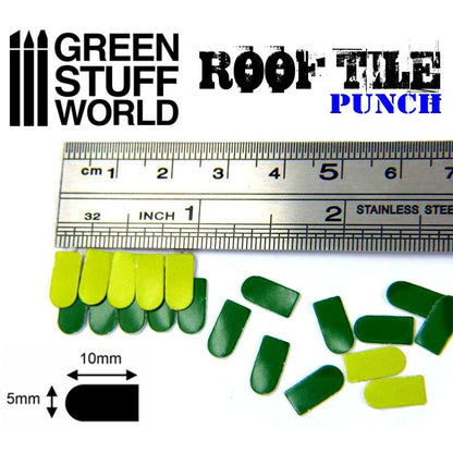 Roof Tile Punch - Dark Grey - Green Stuff World 1417