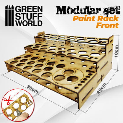 Modular Paint Rack - FRONT -9846- Green Stuff World