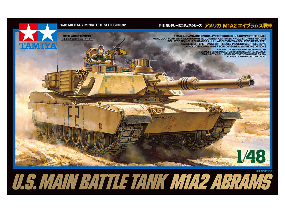 U.S. Main Battle Tank M1A2 Abrams -1/48- Tamiya - 32592