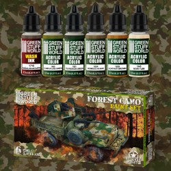 Camo Paint Set - Green Stuff World - Various Colours