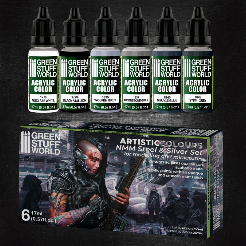 NMM Steel and Silver - Paint Set - GSW