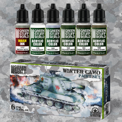 Camo Paint Set - Green Stuff World - Various Colours