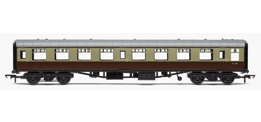 RailRoad, BR, Mk.1 Tourist Second Open Coach, BR Chocolate & Cream - Era 4