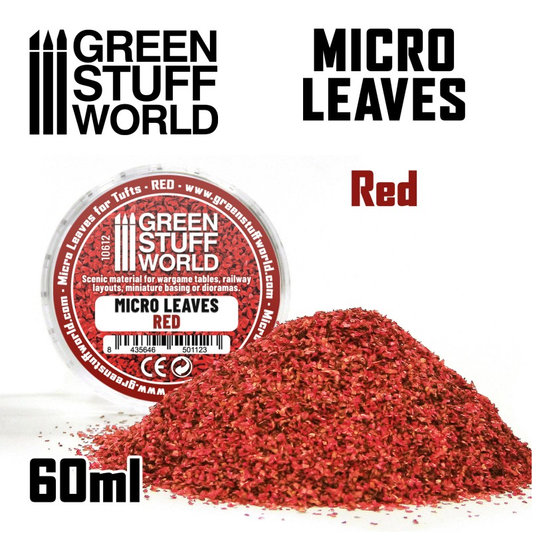 Micro Leaves -Red - Green Stuff ...