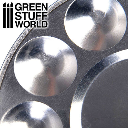 Round Aluminium Mixing Palette (1694) - Green Stuff World